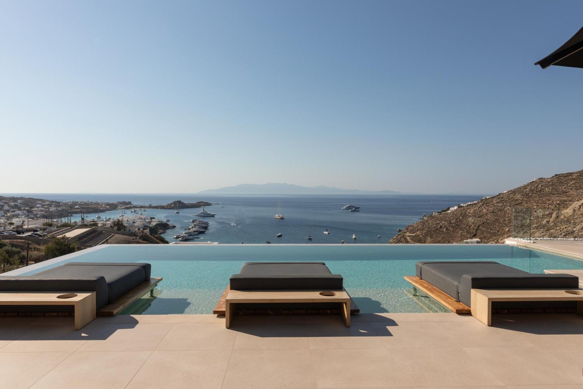 Calma Suites Mykonos Psarrou Eksteriør billede