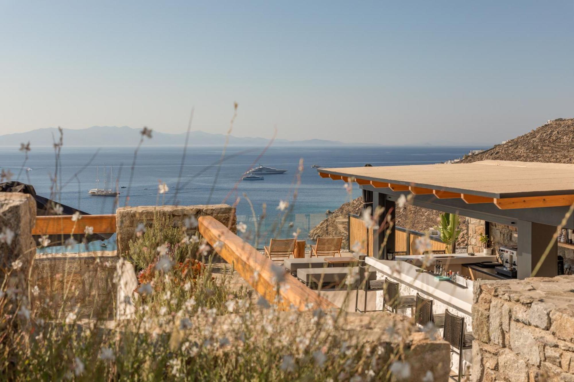 Calma Suites Mykonos Psarrou Eksteriør billede