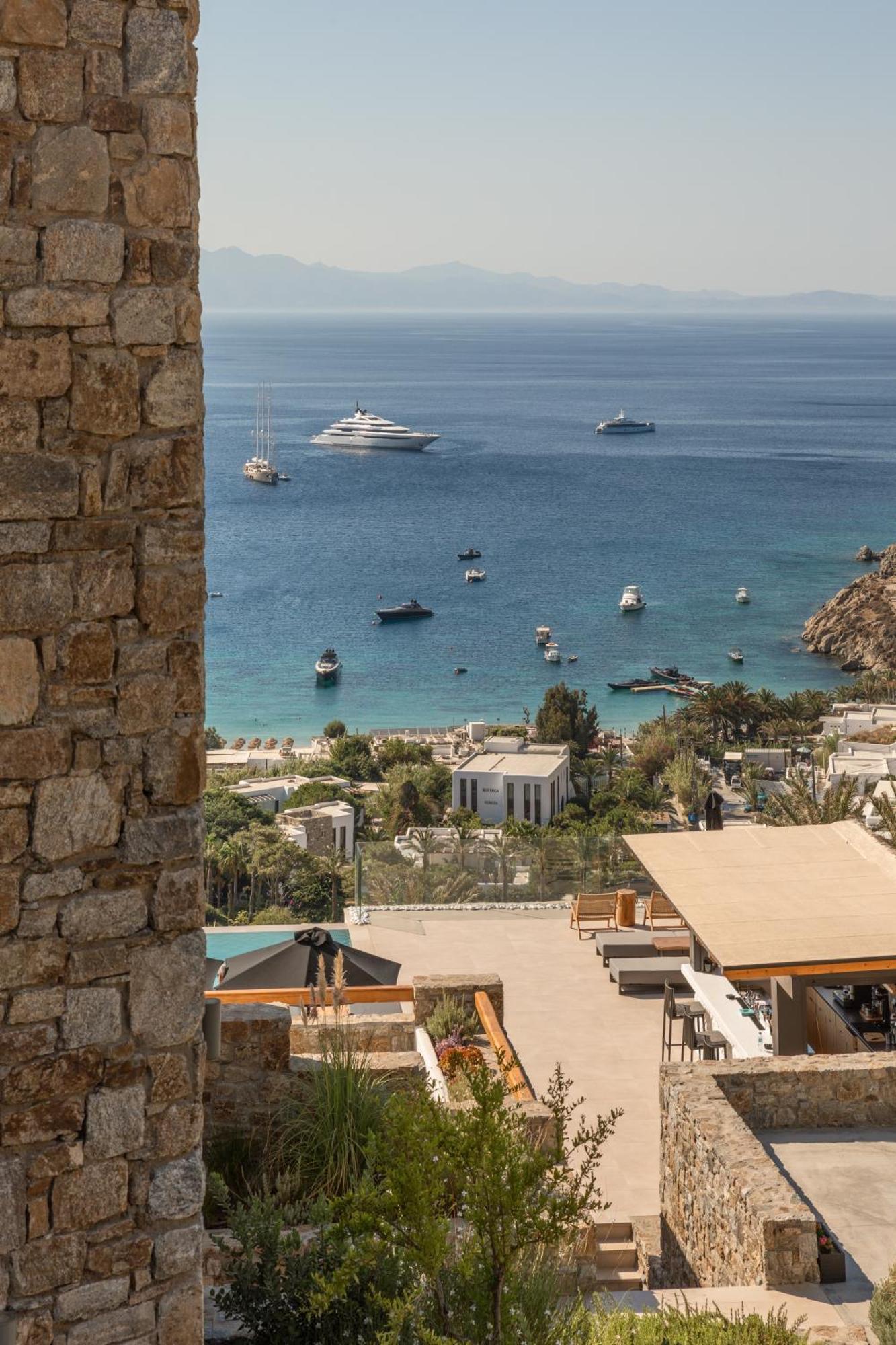 Calma Suites Mykonos Psarrou Eksteriør billede